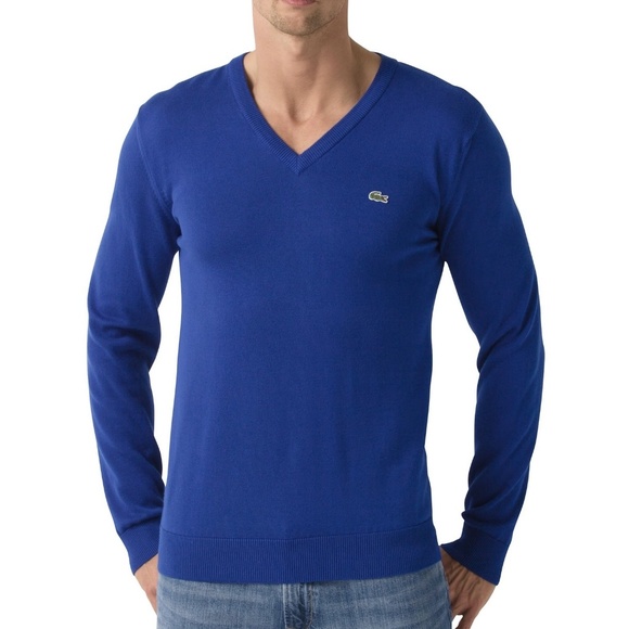 Lacoste V-neck sweater - Picture 1 of 6